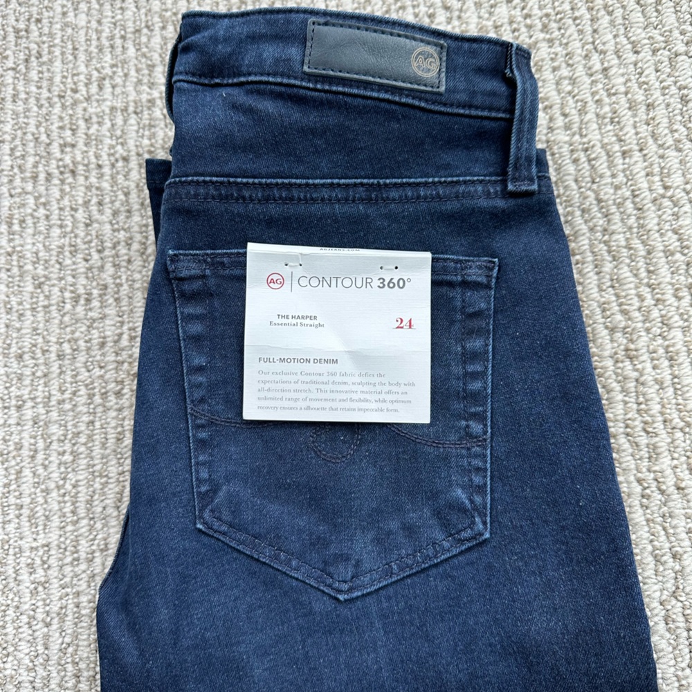 NWT | AG Adriano Goldschmied | The Harper Essential Straight | Women’s 24